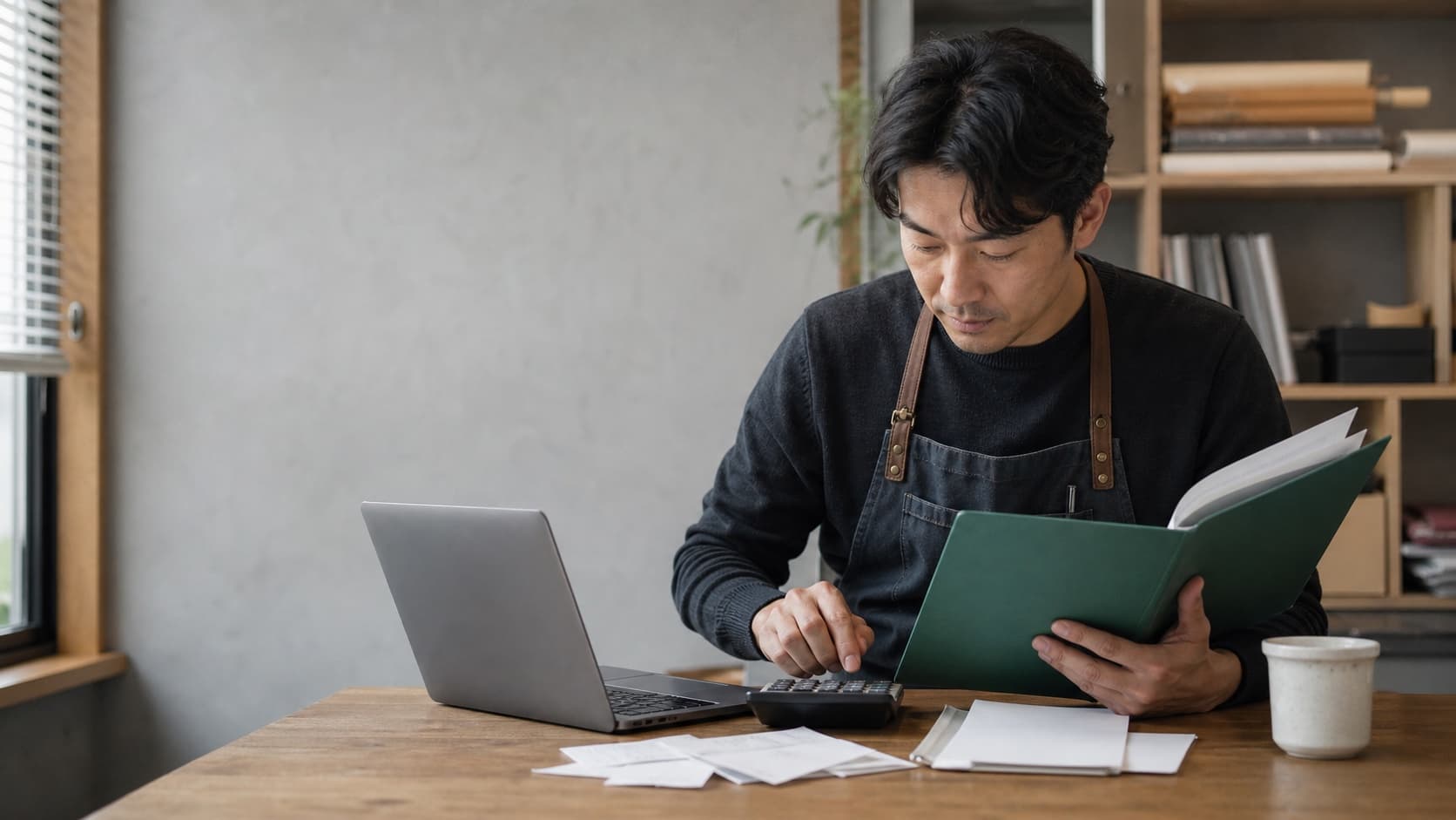 사업자가 개인사업과 법인의 손익표 및 대표 인출액을 비교하는 모습